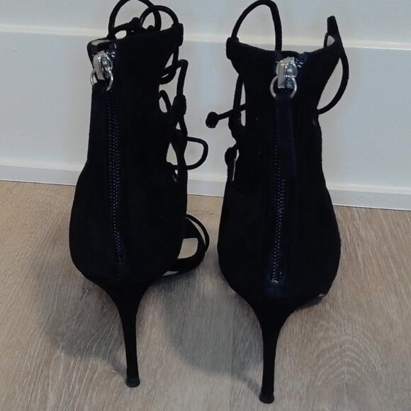 Giuseppe Zanotti Suede Lace-up Heels - Picture 3 of 6